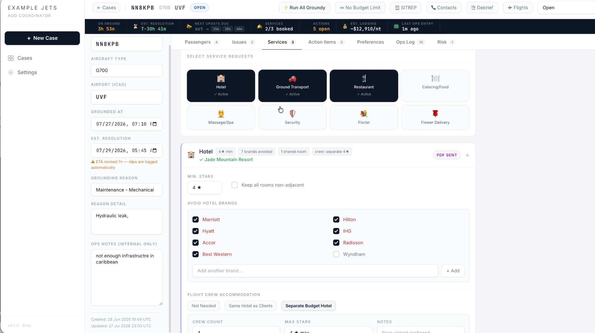 Groundy Enterprise branding screen